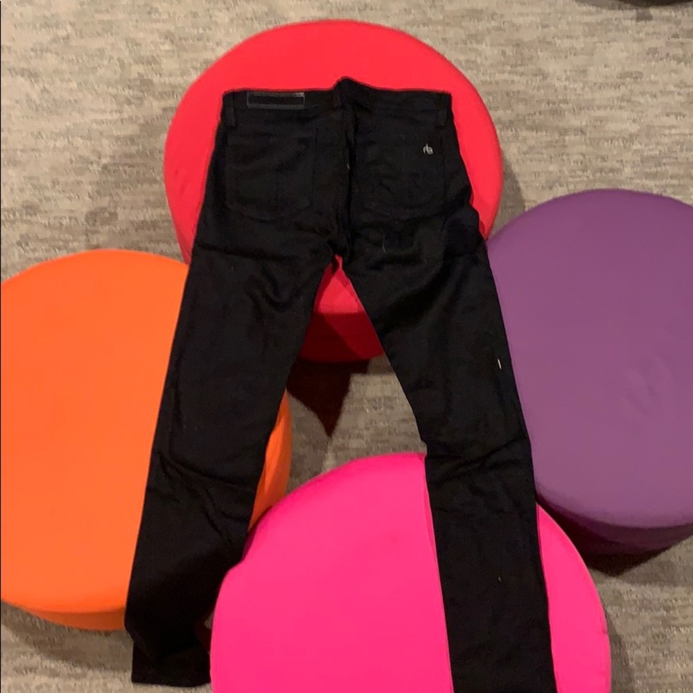 RAG + BONE black twill skinny legging jeans - 26
